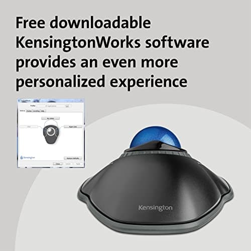 Kensington Orbit Trackball Mouse with Scroll Ring (K72337US), 4 1/2X5 1/2X2" — view 4