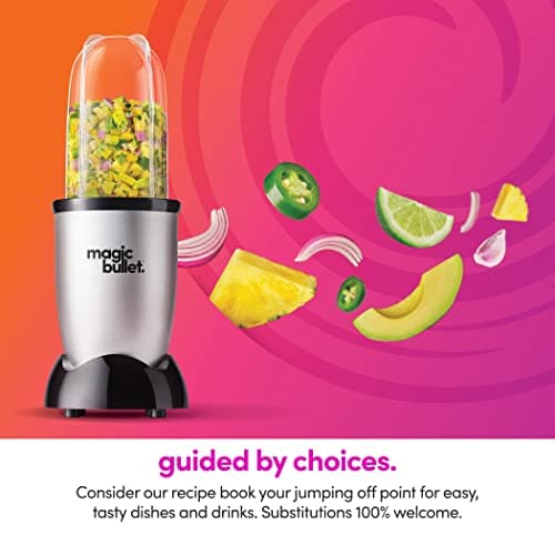 Magic Bullet Blender, Small, Silver, 11 Piece Set — view 4