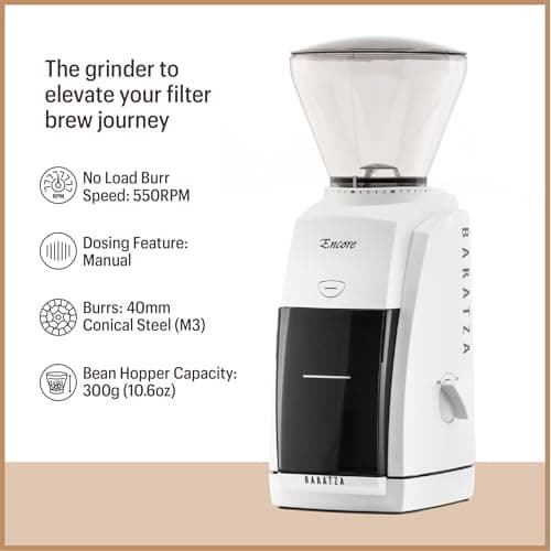 Baratza Encore Coffee Grinder ZCG485BLK, Black — view 2