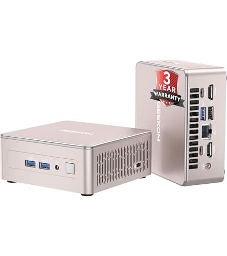 GEEKOM A5 Mini PC Business, AMD Ryzen 7430U, 16GB RAM(64GB Max), 512GB SSD