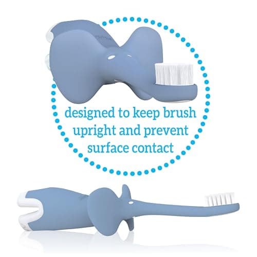 Dr. Brown's™ Infant-to-Toddler Toothbrush, Elephant, Blue, 0-3 years — view 5