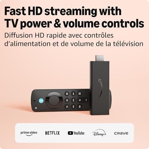 Amazon Fire TV Stick HD, free and live TV, Alexa Voice Remote, smart home controls, HD streaming — view 6