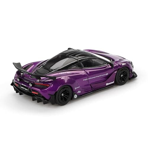 Diecast Model Car Compatible with Mini GT 1:64 McLaren 720S LB-Works Purple Limited Edition MGT00841 — view 3