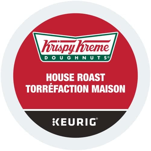Krispy Kreme Doughnuts Smooth House Roast Single Serve Keurig Certified K-Cup pods for Keurig brewers, 30 Count (Pack of 1) — view 3