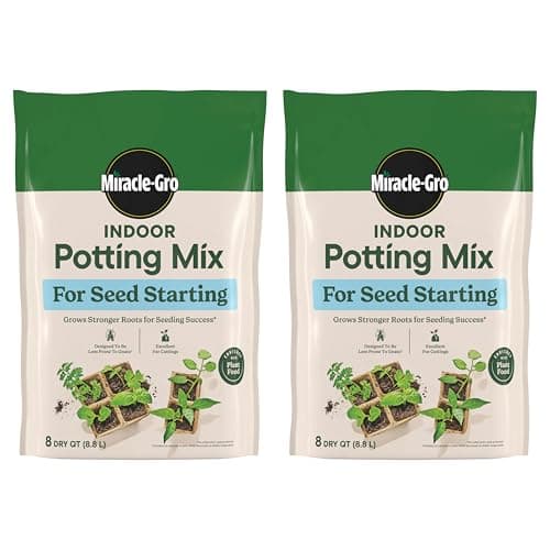 Miracle-Gro Indoor Potting Mix for Seed Starting, 8 qt. (2-Pack)