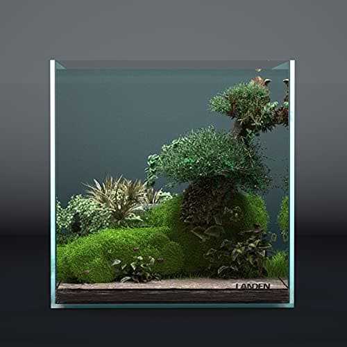 Landen 30C 6.6 Gallon Rimless Low Iron Aquarium Tank, 11.8" W × 11.8" D × 11.8" H (30cm x 30cm x 30cm) 5mm Thickness with Nano Foam Leveling Mat Included 111001 — view 5