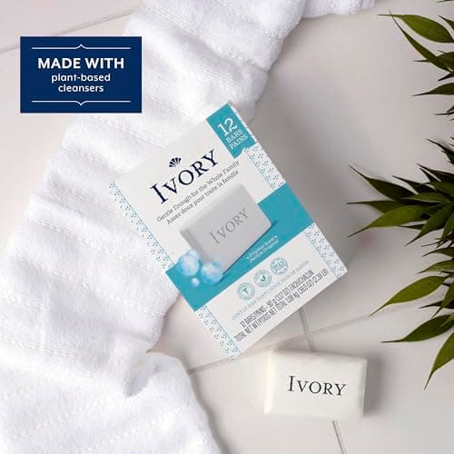 Ivory Bar Soap Original Scent, 1.08 Kg Total (12 Count of 90 g Each) — view 5