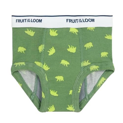Fruit of The Loom Boys Cotton Training Brief Underwear, 3-Pack, Assorted, 2T-3T — view 3