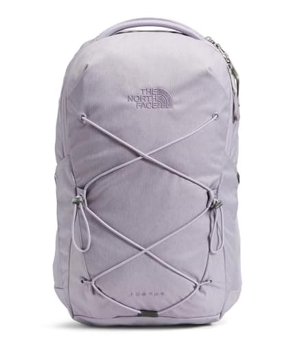 THE NORTH FACE Women's Jester Everyday Laptop Backpack | Commuter Travel Bag with Laptop Sleeve, Water Repellent Finish, Minimal Grey Dark Heather/Minimal Grey-NPF, One Size