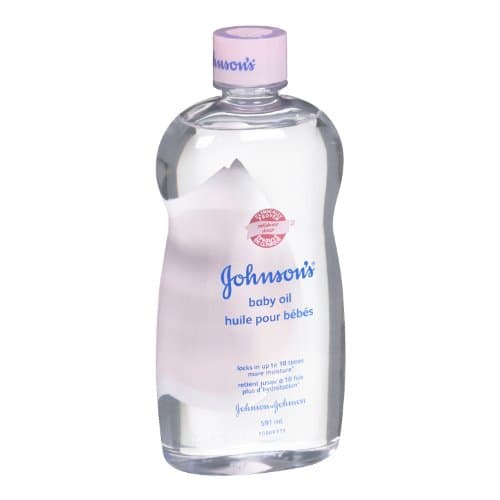 Johnson's Baby Oil Moisturizer & Massage Oil for Skincare, Hypoallergenic Formula for Delicate Skin, Locks in Moisture, Dermatologist Tested, Mineral Oil, 591 mL — view 12