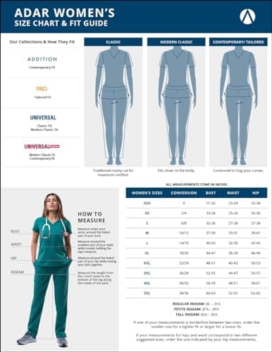 Adar Uniforms, Pro Scrubs for Women - Ultimate Yoga Jogger Scrub Pants - P7104 - Cinnamon - M — view 5