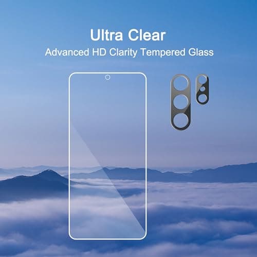 Ailun Glass Screen Protector for Galaxy S26 Ultra [6.9 Inch] 3Pack + 2Pack Camera Lens Tempered Glass Fingerprint Unlock 0.25mm Ultra Clear Anti-Scratch Case Friendly [Not For S26/S26 Plus] — view 3