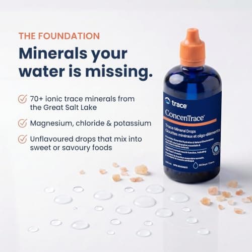Trace Minerals ConcenTrace Drops - 240 ml, 96 Day Supply, Unflavored - Full Spectrum Minerals - Ionic Liquid Magnesium, Chloride & Potassium Electrolytes - Low Sodium Hydration — view 2