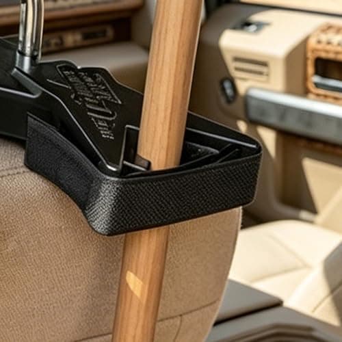 2026 Ultimate Universal Seat Back Holder Rack Adjustable Vehicle Rifle Vertical Holder Gun Sling Organizer, Auto Front Seat Organizer Shooters for Hunting Gear Rifles (A) — view 4