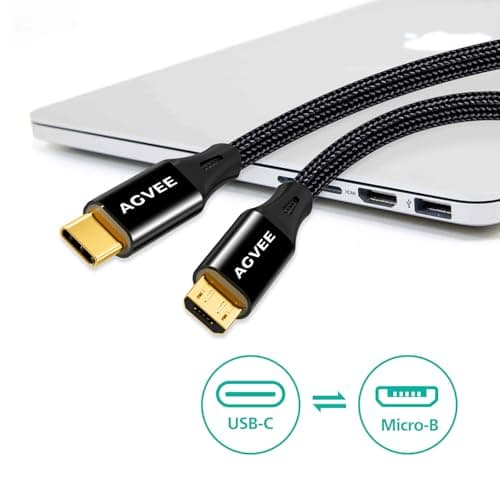 AGVEE 10ft USB-C to Micro USB Cable — view 5