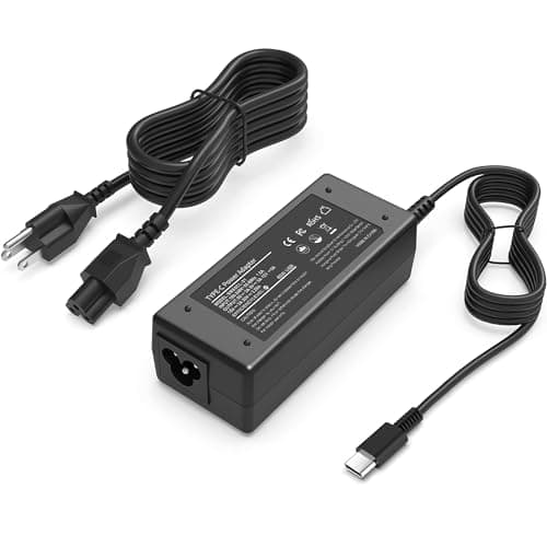 VJYUIJAY 65W USB C Laptop Charger Compatible with HP Laptop Chromebook 65W 45W More USB Type C Power Adapter