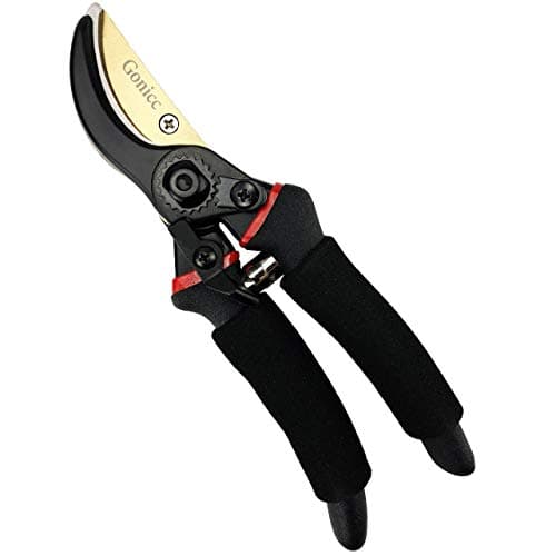 gonicc 8" Professional Premium Titanium Bypass Pruning Shears (GPPS-1003), Hand Pruners, Garden Clippers, Bonsai Cutters — view 2