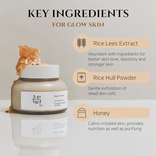 Beauty of Joseon Ground Rice and Honey Glow Mask Pore Sebum Care for Dry Sensitive Skin Korean Skin Care 150ml, 5.07 fl.oz — view 3