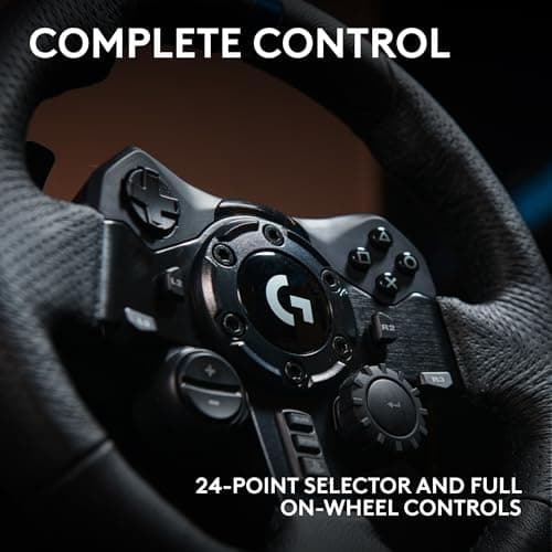 Logitech G923 Racing Wheel and Pedals for Playstation/PS5/PS4 & PC — view 5