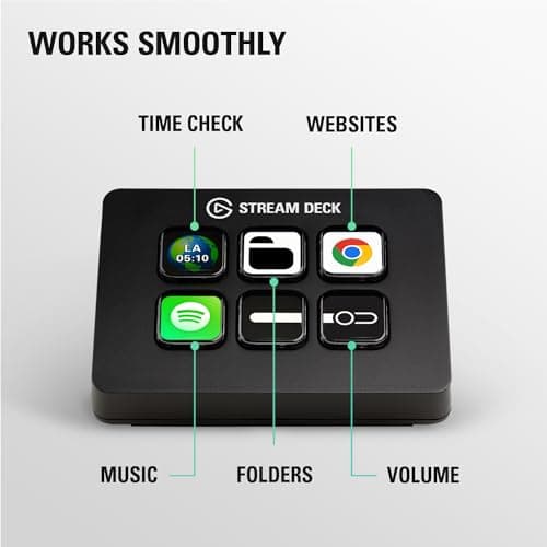 Elgato Stream Deck Mini, 6 Customizable LCD Macro Keys — view 3