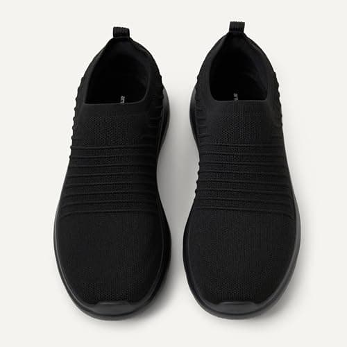 Amazon Essentials Men's Slip-On Walking Shoes, Black/Black, 13 — view 4