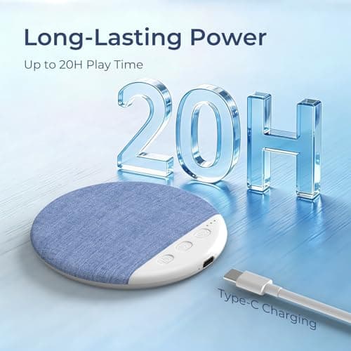 heetipuk 2026 Pillow Speaker,Bluetooth Pillow Speakers for Sleeping,Ultra-Thin Under Pillow Speakers with White Noise Timer,Flat Under Pillow Speaker for Side Sleeper,Wireless Sleep Aid for Adult — view 5