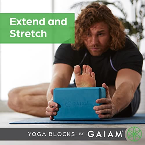 Gaiam Yoga Block - Supportive Latex-Free EVA Foam Soft Non-Slip Surface for Yoga, Pilates, Meditation (Black), 1 EA — view 7