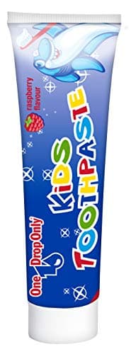 One Drop Only Kids Toothpaste for Children Ages 0-6 – Gentle Baby & Toddler Toothpaste for Milk Teeth, Raspberry Flavor, Kids Cavity Protection & Enamel Care, 50 ml, German Dental Care — view 2