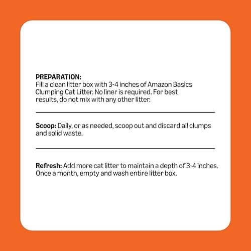 Amazon Basics Clumping Cat Litter, Fresh Scent, Hard Clumping Formula - 14 lb Bag — view 4