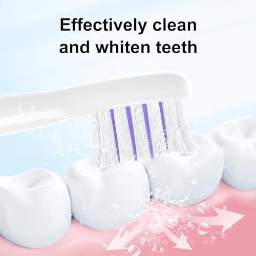Compatible with Philips One Kids HY1130/01 HY1130/02 Electric Toothbrush Replacement Brush Heads,for Philips One Kids 3+Years Electric Toothbrush with dust Cover,10 Pack (White, Small) — view 5