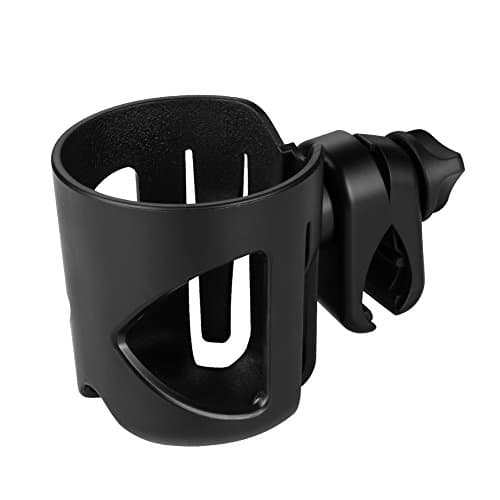 Accmor Stroller Cup Holder, Universal Cup Holder for Walker Wheelchair Bike, 360° Rotatable Stroller Cup Holder Attachment Accessories for Walker, Wheelchair, Scooter