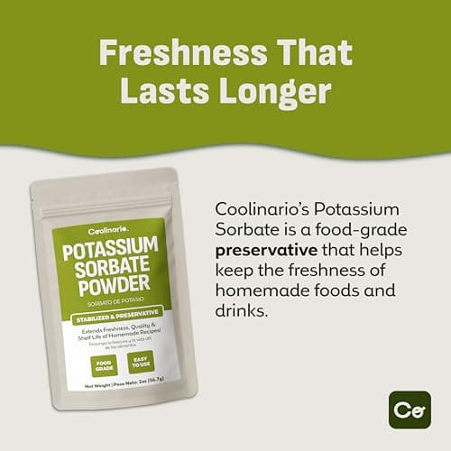 Coolinario Potassium Sorbate (12 Oz) Food Grade Preservative — view 2