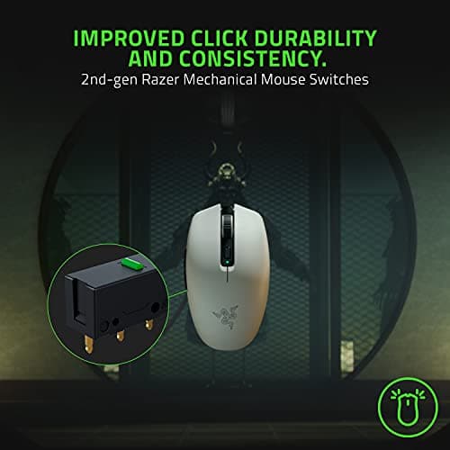 Razer Orochi V2 Mobile Wireless Gaming Mouse: Ultra Lightweight - 2 Wireless Modes - Up to 950hrs Battery Life - Mechanical Mouse Switches - 5g Advanced 18k Dpi Optical Sensor - White — view 4