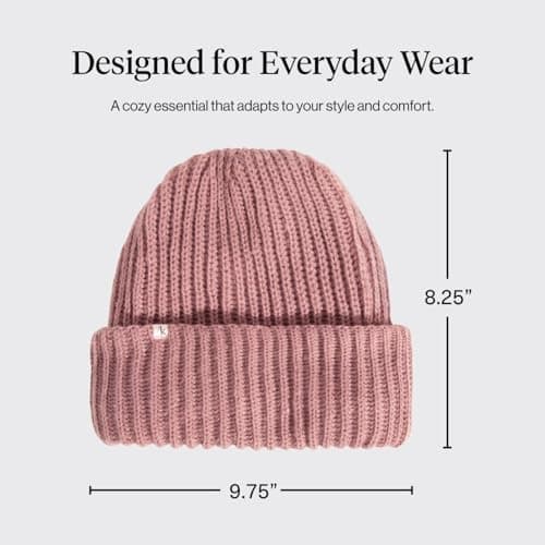 Kitsch Glazey™ Satin Lined Beanie for Men and Women - Blush — view 3