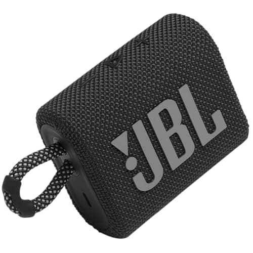 JBL Go 3 - Portable Mini Bluetooth Speaker, big audio and punchy bass, IP67 waterproof and dustproof, 5 hours of playtime, speaker for home, outdoor and travel (Black) — view 4