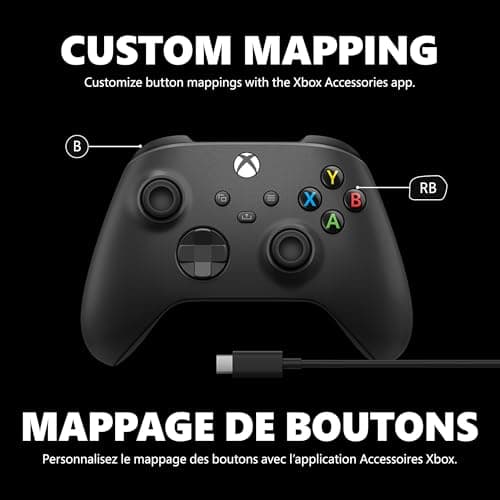 XBOX Core Wireless Gaming Controller + USB-C Cable for Series X|S, One, Windows PC, Android, and iOS — view 4