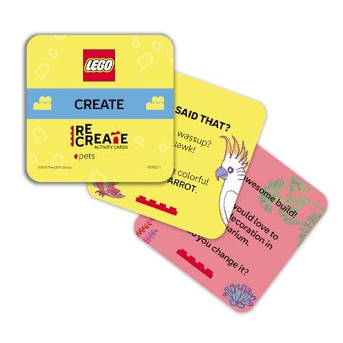 LEGO Recreate Activity Cards – Pets | Creative Pet Themed Building Game with 30+ Activity Cards & 25 LEGO Elements | Ages 6+ — view 4