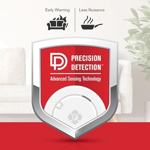 First Alert Combination Smoke & Carbon Monoxide Alarm, Interconnect Hardwire Detector with Battery Backup, SMICO100-AC, 1-Pack — view 3