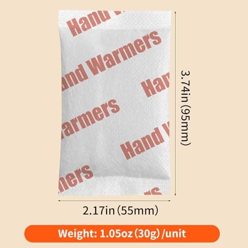 20 Pack Hand Warmers Disposable - Up to 15 Hours of Heat - Super Long Lasting Air Activated Warmers, All Natural & Portable for Body, Hands & Toes - Odorless Hot Warmer Gifts for Winter Work — view 2