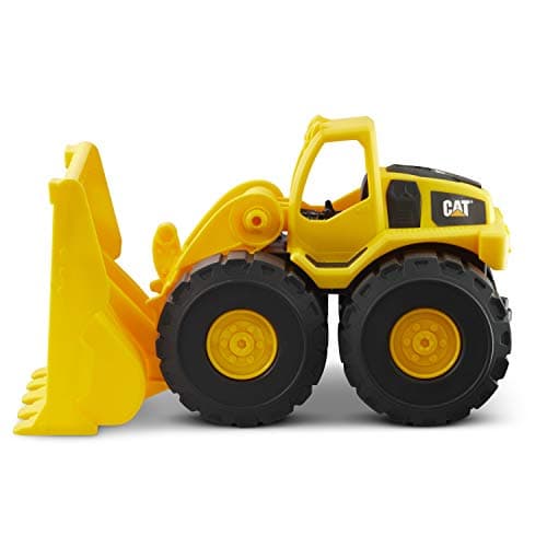 CAT Construction Toys, Mini Crew 3-Pack 7”, Push-Powered Yellow Construction Vehicle Toys, Includes Dump Truck, Wheel Loader, and Excavator for Kids and Toddlers Ages 2+ — view 4