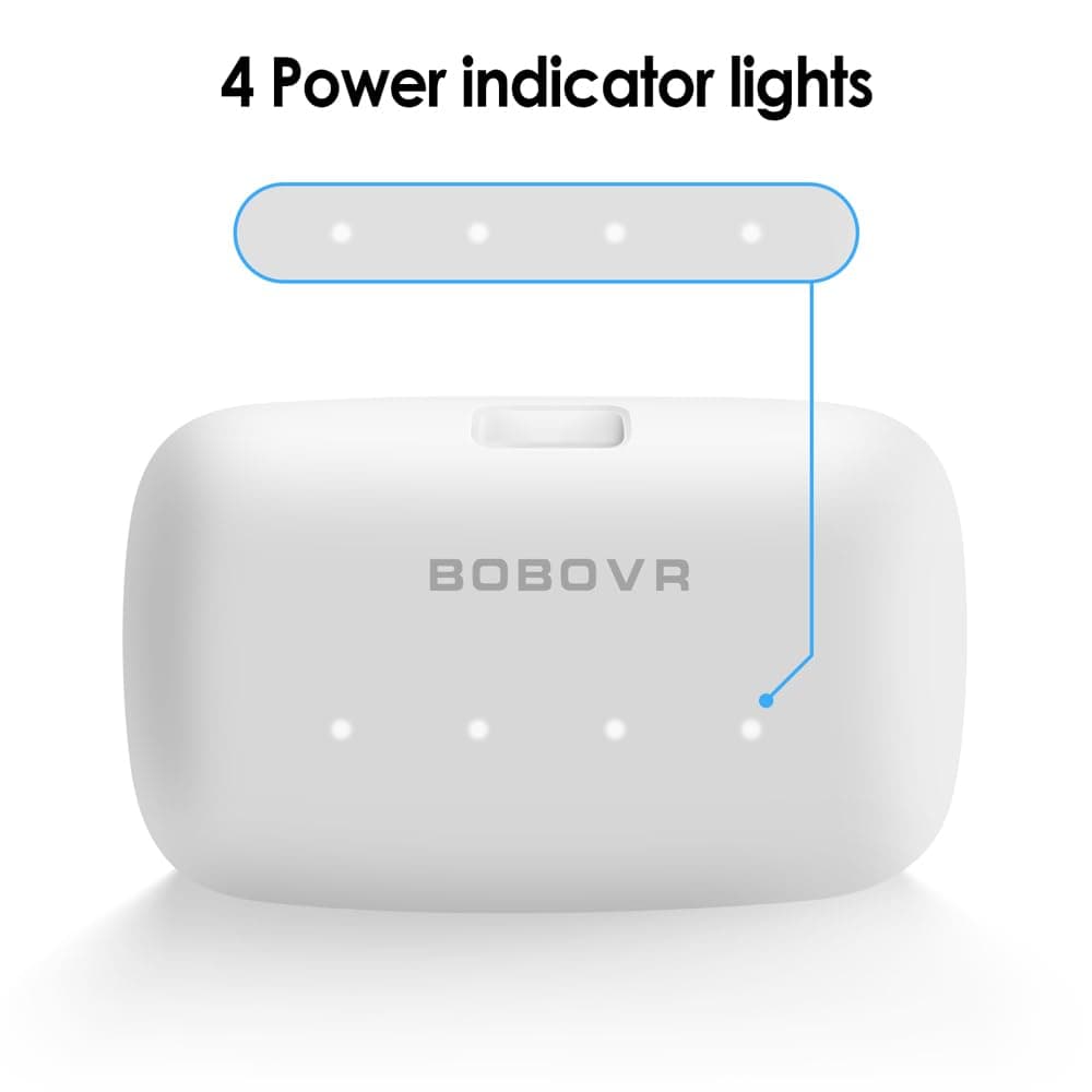 BOBOVR B100 Battery Pack Replacement Battery for S3 Pro 10000mAh Hot-Swap Accessories, Magnetic Connectors, Double Battery Power Compatible Meta Quest 3 — view 4