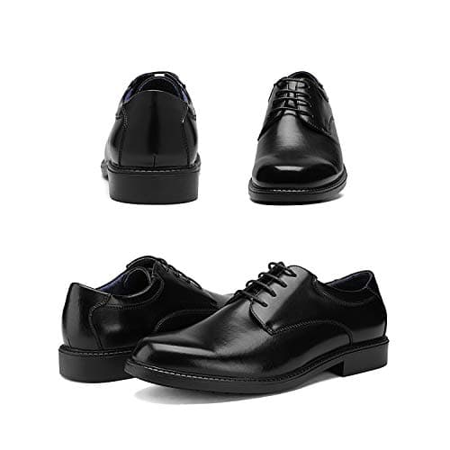 Bruno Marc Men's Dress Oxford Shoes Classic Lace Up Formal Shoes,Size 10.5,Black,DOWNING-02 — view 8