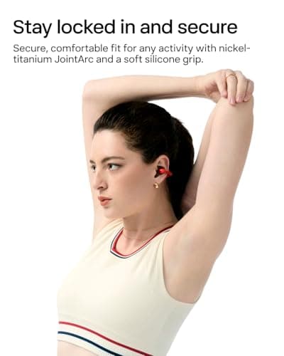 SHOKZ OpenDots One - Open-Ear Headphones - Wireless Bluetooth Earbuds with Microphone - Secure, Lightweight, Clip-On Fit - Premium Dolby Audio - Water Resistant - Fast Charging - Up to 40 hrs Playtime — view 2