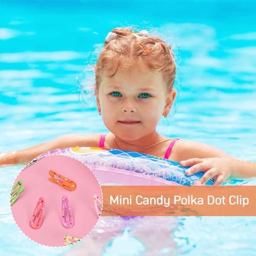 30 Pcs Cute Snap Hair Clips for Baby Girls & Toddlers – 3 cm Mini Metal Barrettes Hair Accessories, Non-Slip Grip, Assorted Colorful Hairpins for Fine Medium Hair, Perfect for Everyday & Party Styles — view 5