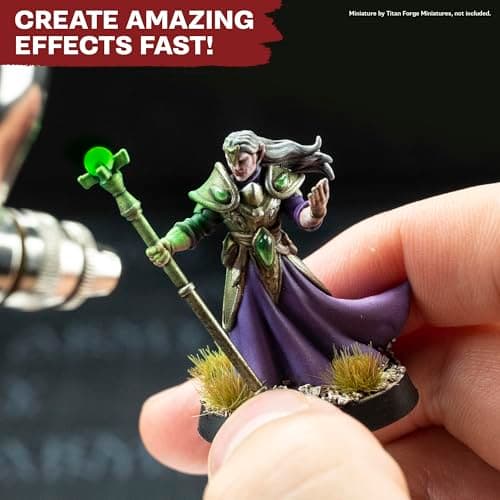 The Army Painter, Air Triads - Airbrush-Ready Paint – Black with 6 x 18 ml Pre-thinned Acrylic Spray Gun Paints - Paint Sprayer Paints for D&D & Warhammer Miniatures — view 2