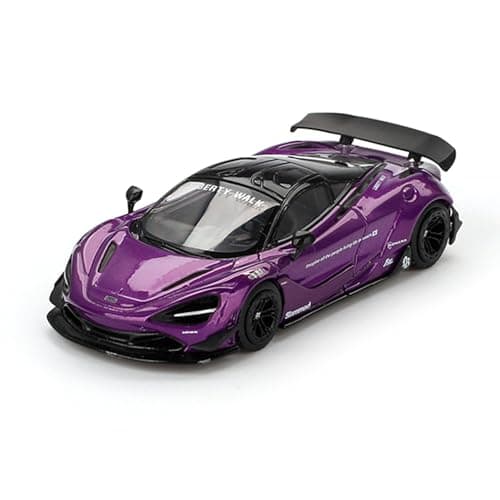 Diecast Model Car Compatible with Mini GT 1:64 McLaren 720S LB-Works Purple Limited Edition MGT00841