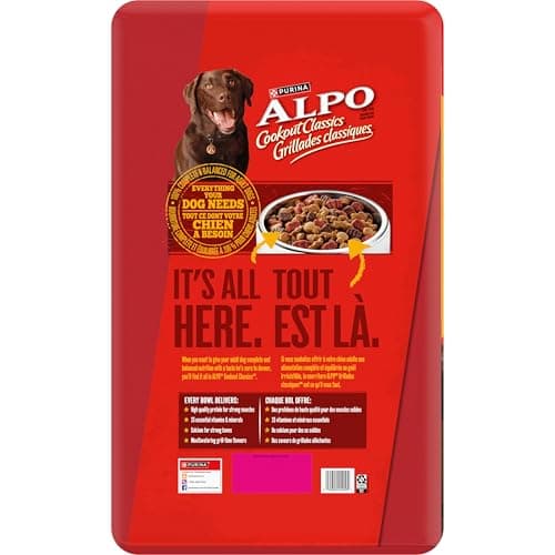 Alpo Cookout Classics Dry Dog Food, Pork, Beef, Chicken & Veggie - 16 kg Bag — view 2