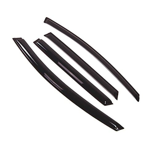 Tuningpros Window Visor Compatible with 2007-2015 Mazda CX-9, DGWV2-311 Outside Mount Deflector Rain Guard Dark Smoke, 4 Pcs Set