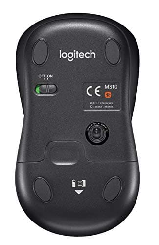 Logitech MK335 Quiet Wireless Keyboard and Mouse Combo - Black/Silver Keyboard and Mouse Combo Wireless, Ambidextrous — view 4