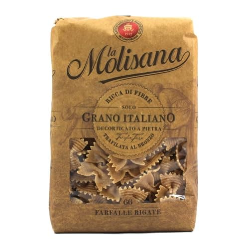 La Molisana Whole Wheat Farfalle N.66, 500g